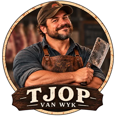 Tjop van Wyk, the Grensland butcher